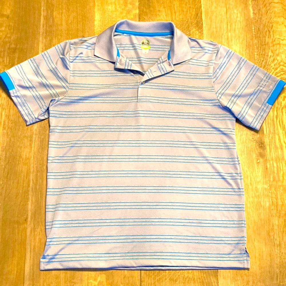 PGA Tour Gray Pro Series Golf Shirt